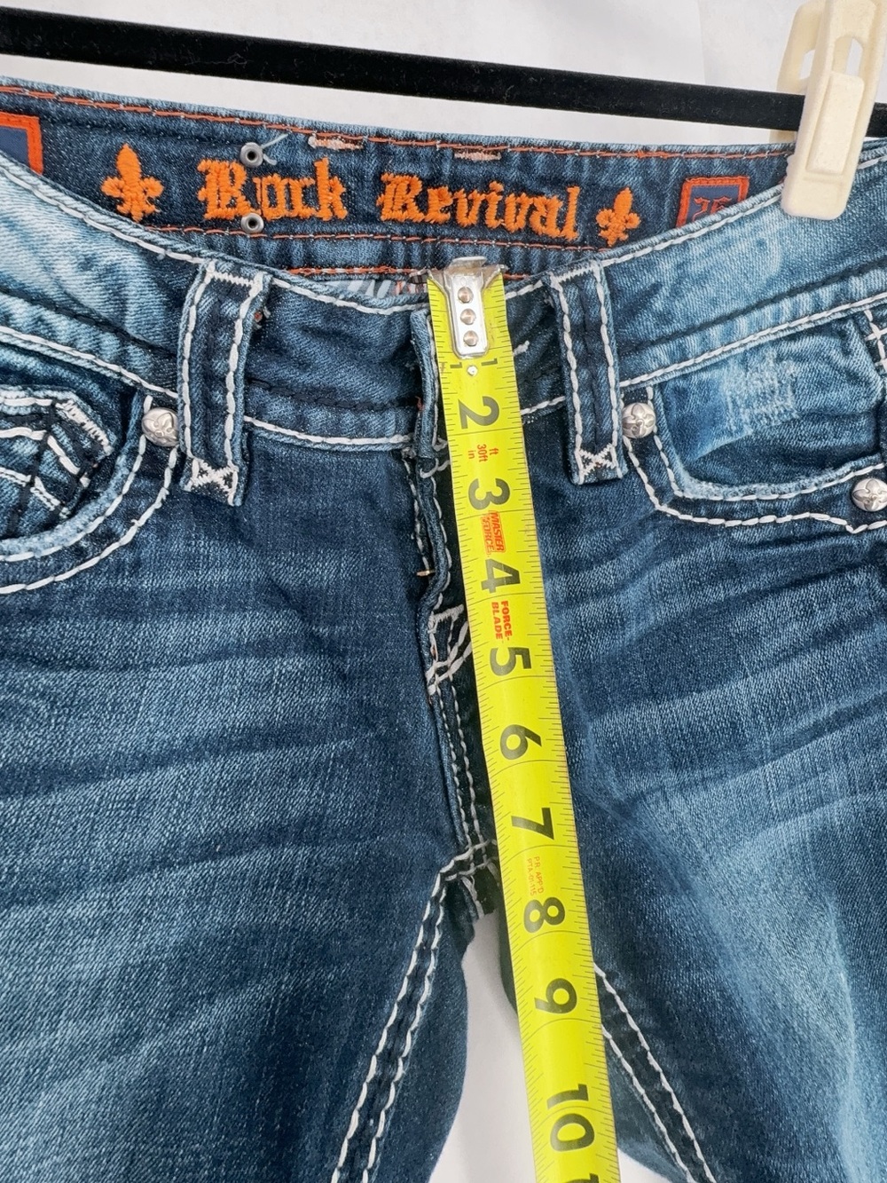 Rock Revival blake Straight Denim jeans size 26 - Picture 8 of 13